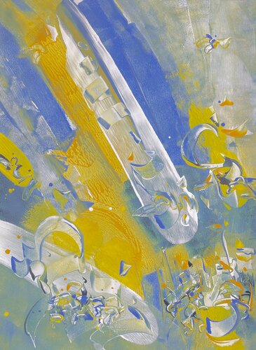 CITY OF LIGHT di Delphine Bernard, Pittura in vendita su Singulart