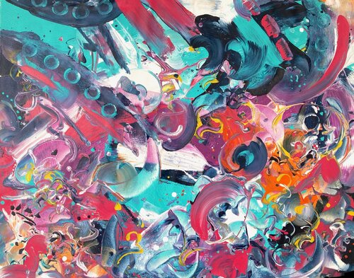 NEVER MIND di Delphine Bernard, Pittura in vendita su Singulart