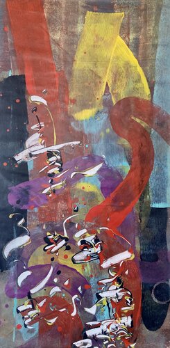 JAZZ von Delphine Bernard, Malerei kaufen auf Singulart