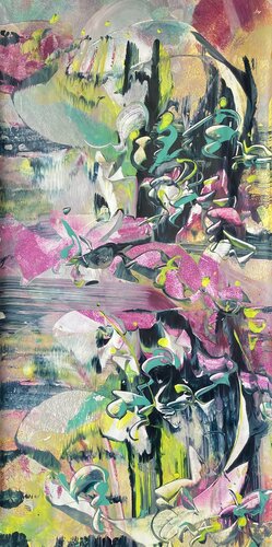 Aqua love di Delphine Bernard, Pittura in vendita su Singulart