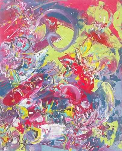 PLANET FUNK de Delphine Bernard, Pintura a la venta en Singulart
