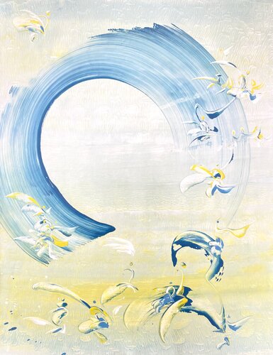 ANGELIC CYCLE von Delphine Bernard, Malerei kaufen auf Singulart