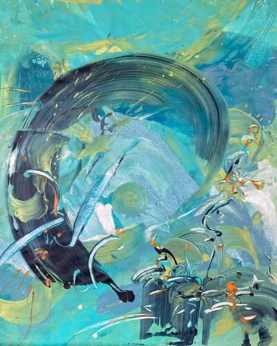 CHALLENGING di Delphine Bernard, Pittura in vendita su Singulart