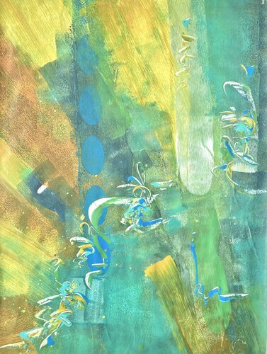 INTO THE LIGHT van Delphine Bernard, Schilderij te koop op Singulart