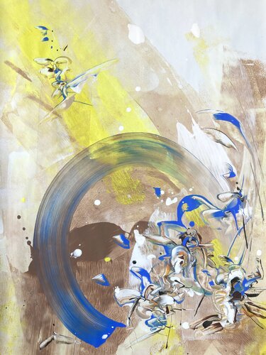 THE PATH van Delphine Bernard, Schilderij te koop op Singulart