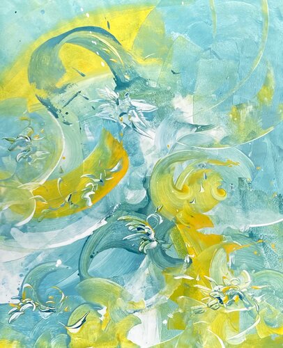 THE GOLDEN REALMS von Delphine Bernard, Malerei kaufen auf Singulart