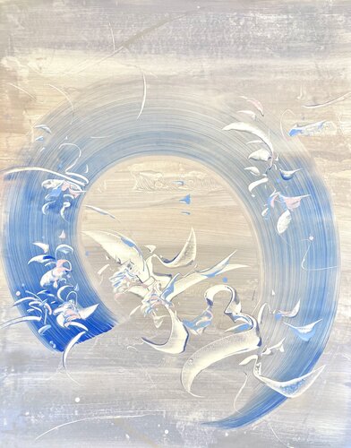 WINTER SUNRISE -2- von Delphine Bernard, Malerei kaufen auf Singulart