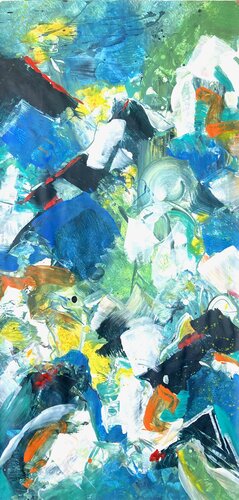 LADAKH-7- di Delphine Bernard, Pittura in vendita su Singulart