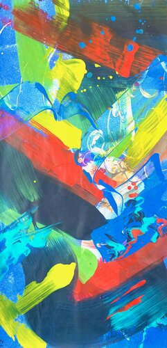THE VALLEY di Delphine Bernard, Pittura in vendita su Singulart