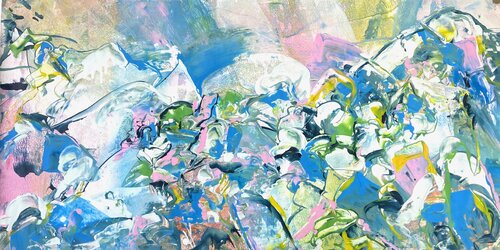 SUN SNOW LOVE von Delphine Bernard, Malerei kaufen auf Singulart