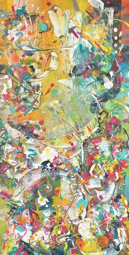 LE JARDIN DES DELICES -2- von Delphine Bernard, Malerei kaufen auf Singulart