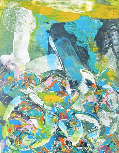 OH! THE WONDER OF THE WORLD! par Delphine Bernard, Peinture en vente sur Singulart