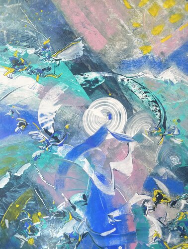 VALLEY DREAMS par Delphine Bernard, Peinture en vente sur Singulart
