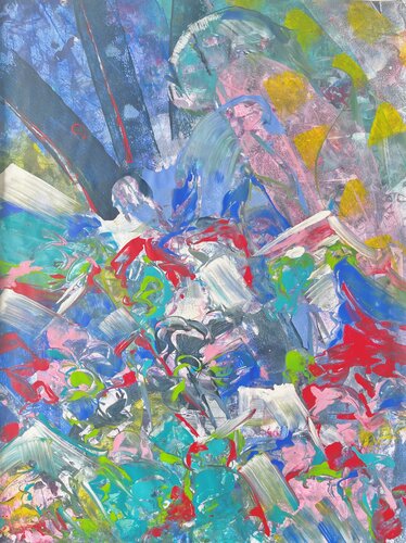LADAKH VISION -3- par Delphine Bernard, Peinture en vente sur Singulart