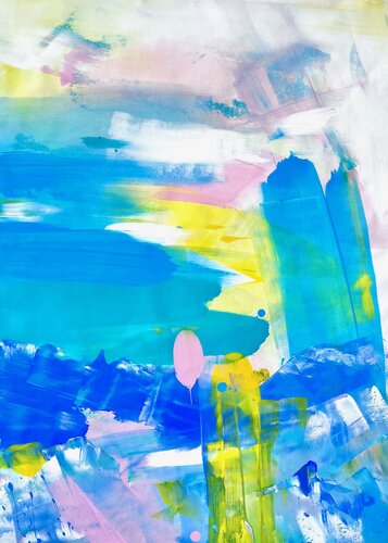 COLOR ME DREAMS par Delphine Bernard, Peinture en vente sur Singulart