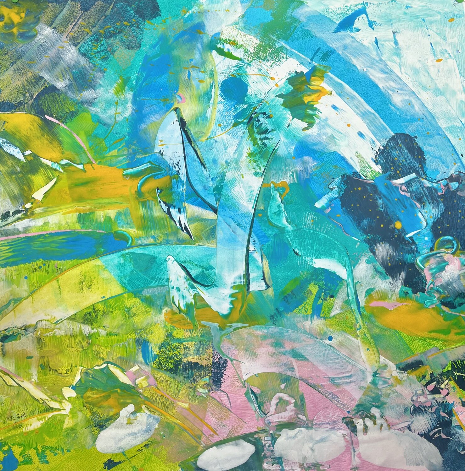 IN THE VALLEY Delphine Bernard Pintura original en venta