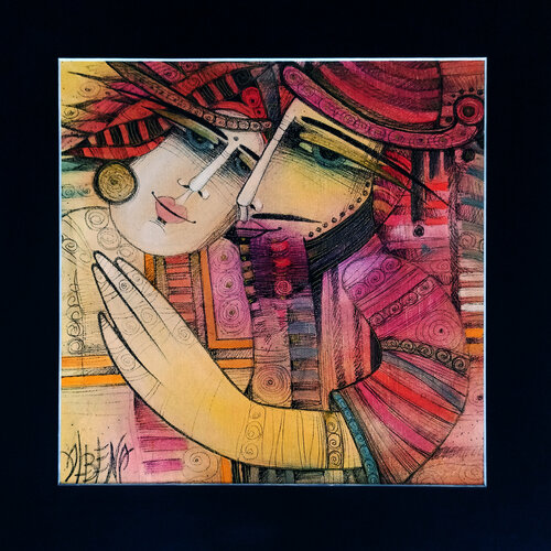Câlins by ALBENA VATCHEVA, Painting for Sale on Singulart