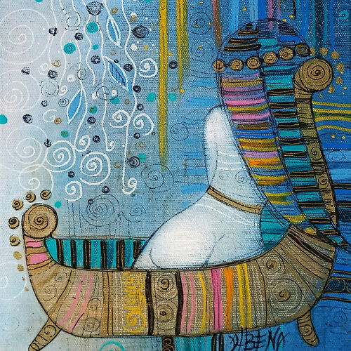Le bain by ALBENA VATCHEVA, Painting for Sale on Singulart