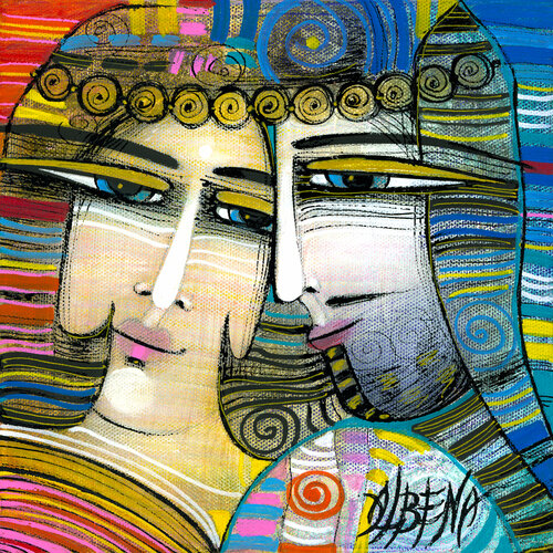 Ensemble by ALBENA VATCHEVA, Painting for Sale on Singulart