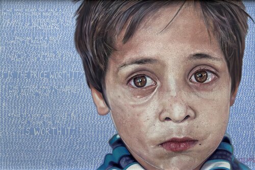Dollars and Oil Steal Life de James Earley, Pintura a la venta en Singulart