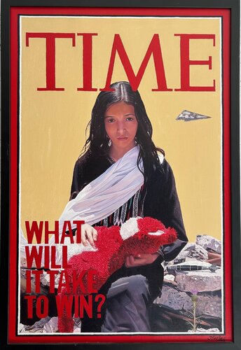 The Dollar, Thistle and Bomb di James Earley, Pittura in vendita su Singulart