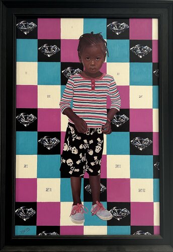 African Diamond de James Earley, Pintura a la venta en Singulart
