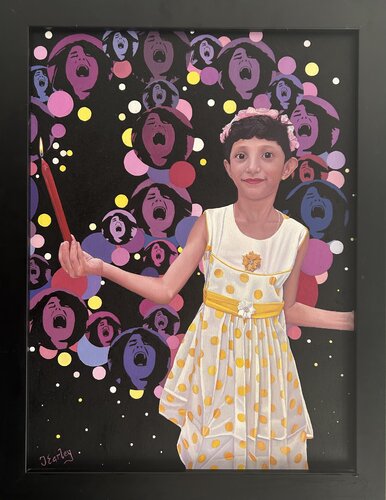 The Candle Collector de James Earley, Pintura a la venta en Singulart