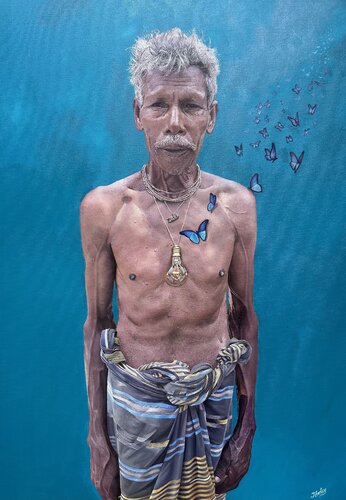 The Light Man van James Earley, Schilderij te koop op Singulart