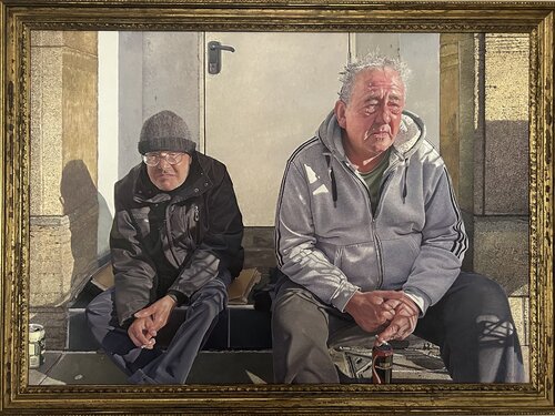 Vic and Gerry van James Earley, Schilderij te koop op Singulart