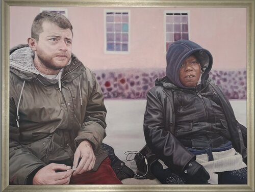 Waiting For The Ginger Bread Man by James Earley de James Earley, Pintura a la venta en Singulart