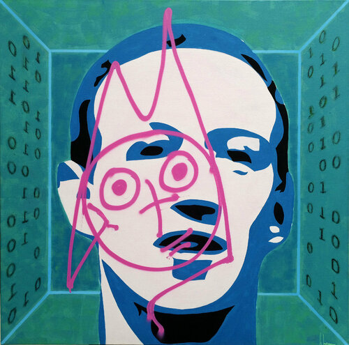 Mark, connecting people ? van hervé loiseau, Schilderij te koop op Singulart