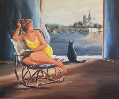 Lumière du soir sur Notre-Dame Marie-Laure SOUQ