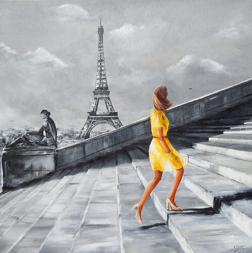 Sous le soleil de Paris von Marie-Laure SOUQ, Malerei kaufen auf Singulart