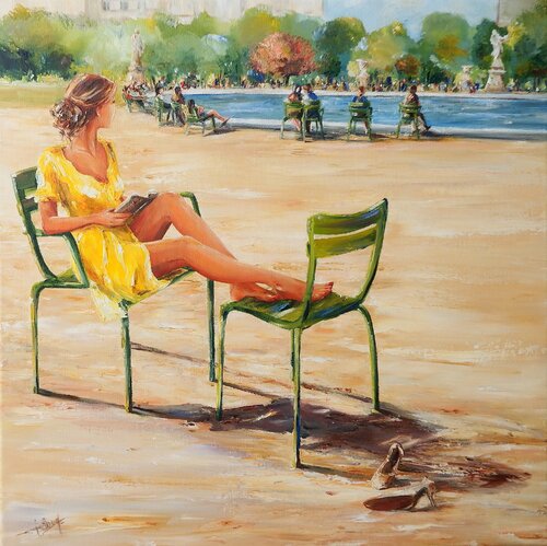 '' Le printemps à Paris " par Marie-Laure SOUQ, Édition en vente sur Singulart