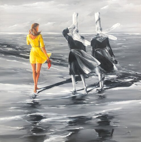 " Le vent du Finistère " von Marie-Laure SOUQ, Druck kaufen auf Singulart