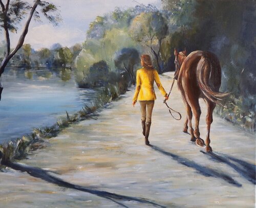 La promenade von Marie-Laure SOUQ, Druck kaufen auf Singulart