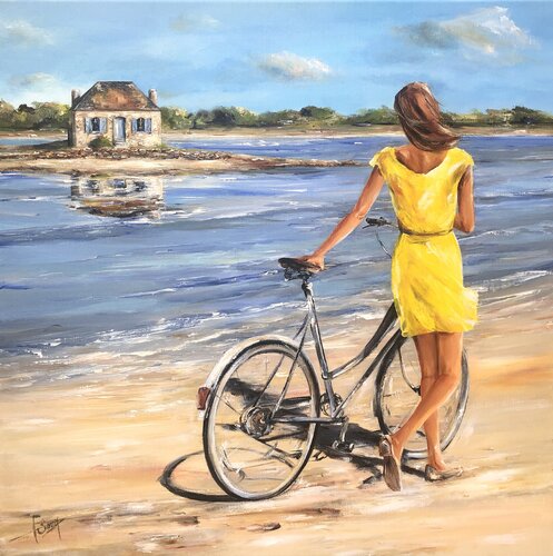 ''Le vent de Saint-Cado'' by Marie-Laure SOUQ, Print for Sale on Singulart