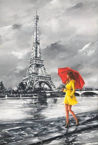 " Un week-end à Paris " par Marie-Laure SOUQ, Peinture en vente sur Singulart