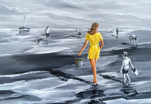 " Un été en Bretagne " von Marie-Laure SOUQ, Malerei kaufen auf Singulart