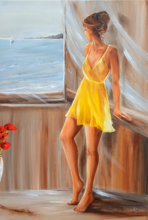 Vue sur la mer.... Marie-Laure SOUQ