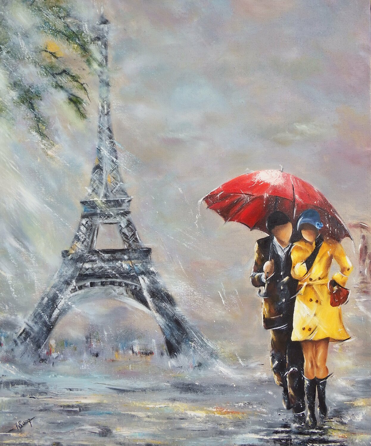 Balade sous la pluie Marie-Laure SOUQ