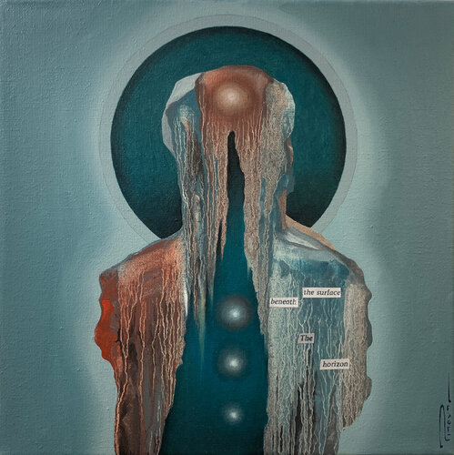 Beneath - the surface - the horizon par Peter Pitout, Peinture en vente sur Singulart