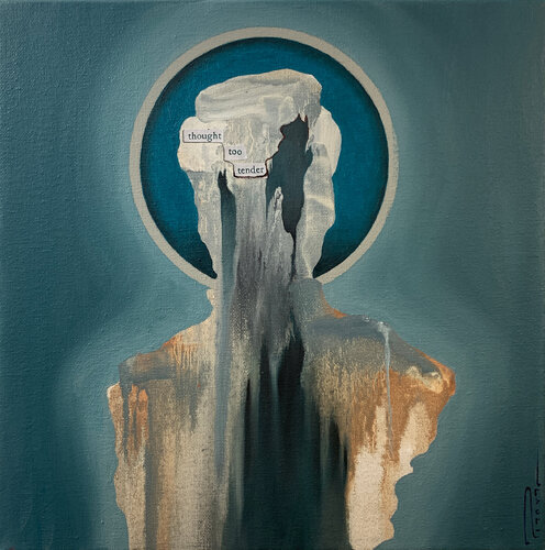 Thought - too - tender by Peter Pitout, 油畫 for Sale on Singulart