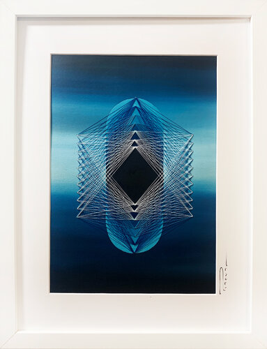 Vibrational Cyan - I van Peter Pitout, Schilderij te koop op Singulart