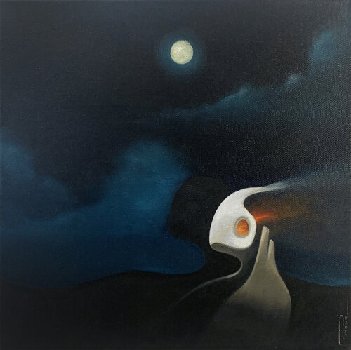 Lunacy - II von Peter Pitout, Malerei kaufen auf Singulart