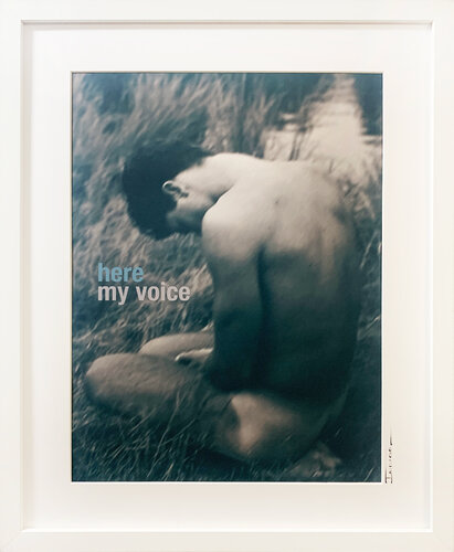 here / my voice von Peter Pitout, Druck kaufen auf Singulart