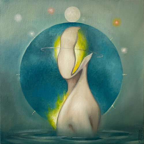 Sentient Light van Peter Pitout, Schilderij te koop op Singulart