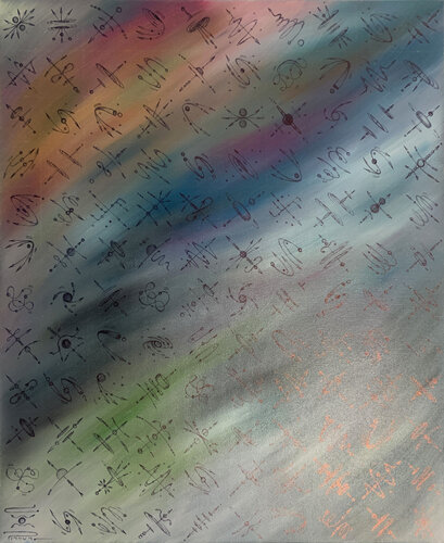 MetaGlyph di Peter Pitout, Pittura in vendita su Singulart