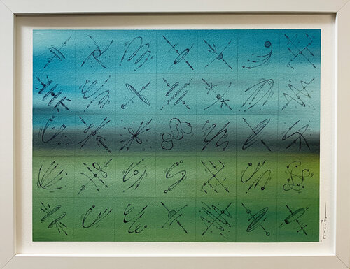 Contemplation Fields - Theory I van Peter Pitout, Werk op papier te koop op Singulart