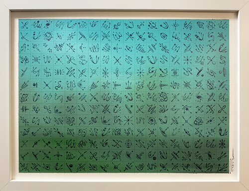 Contemplation Fields - Theory III van Peter Pitout, Werk op papier te koop op Singulart